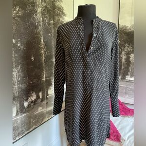 Equipment Black and White Mini Dress